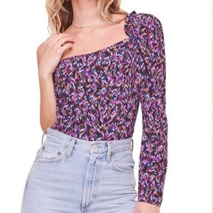 NWT One Shoulder Bodysuit - ASTR The Label